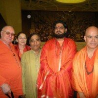 Swami Keshvananda at International Yoga Day, Rome, 2009